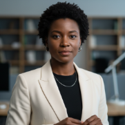 Portrait of Nia Brooks, Senior Correspondent — Consumer Behavior for Stratalyst Media